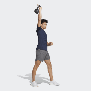 Тениска adidas Originals Designed 4 Training HEAT.RDY HIIT Training Tee Тъмно синьо | IM1115, 2