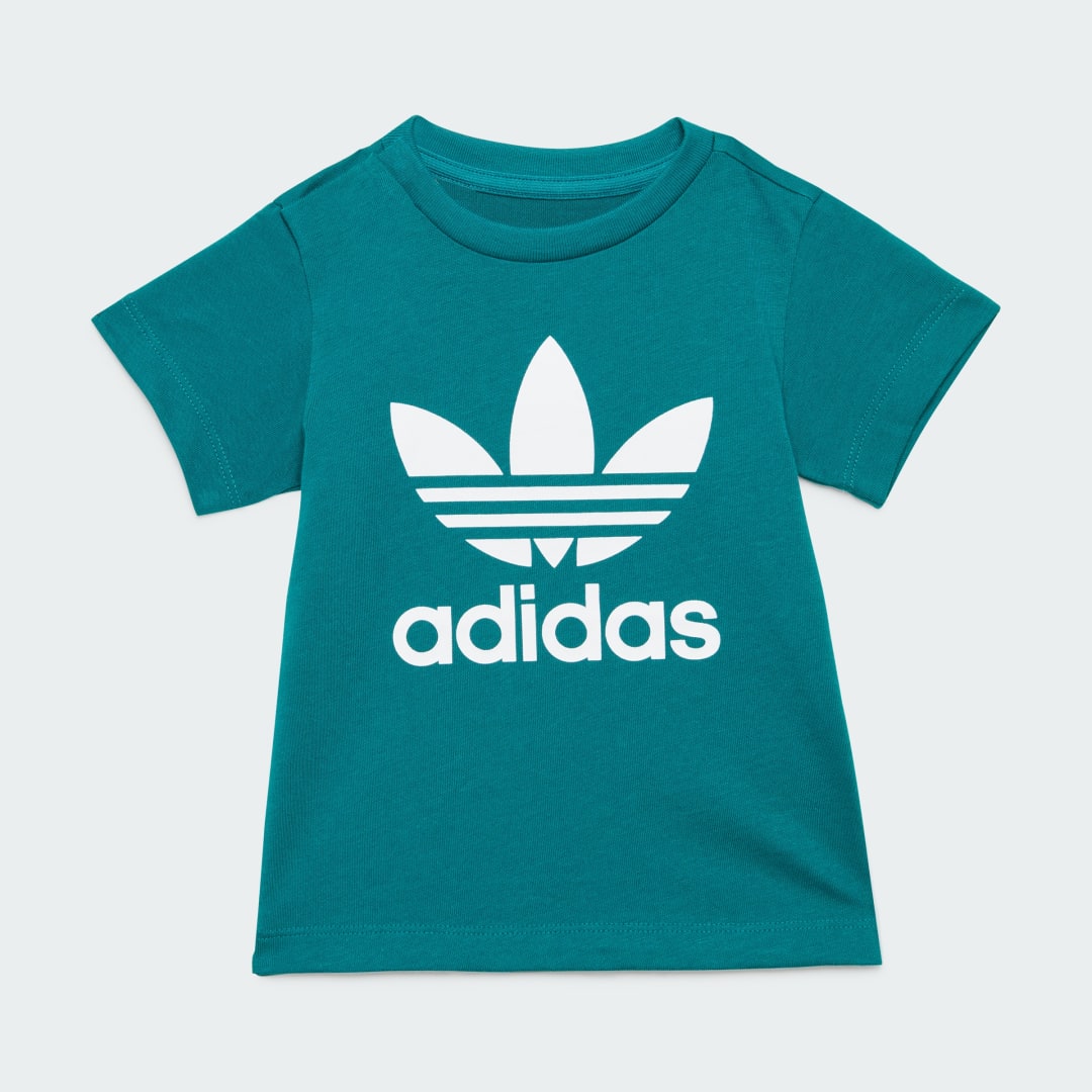 Тениска adidas Performance Trefoil Kids' T-Shirt Тюркоазено | IX5106, 0