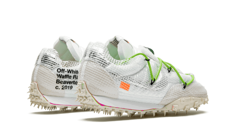 Кецове и обувки Nike Off-White x Waffle Racer "White" Бяло | CD8180-100, 1