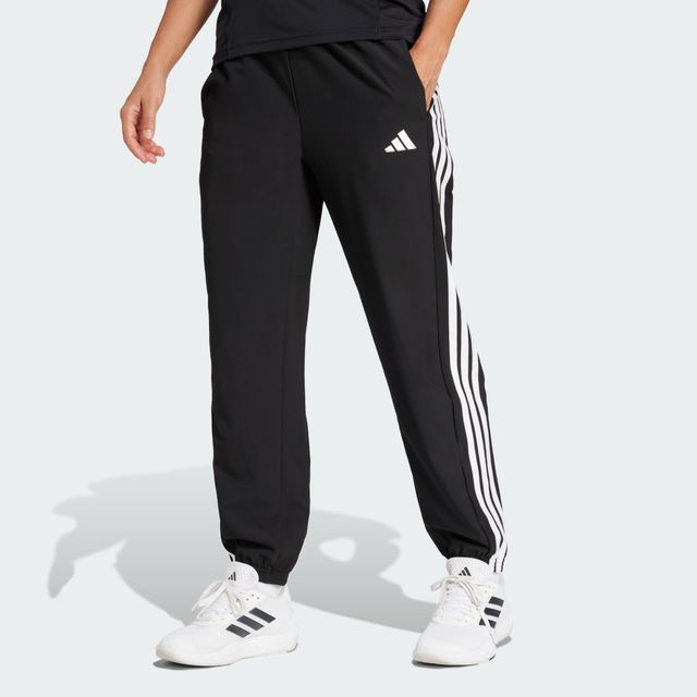 Woven Training Joggers With Side Stripes