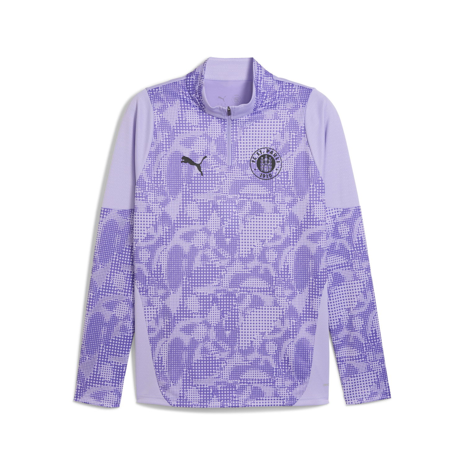 Суитчър Puma FC St. Pauli Men's Training Quarter-Zip Лилаво | 783578_10, 0