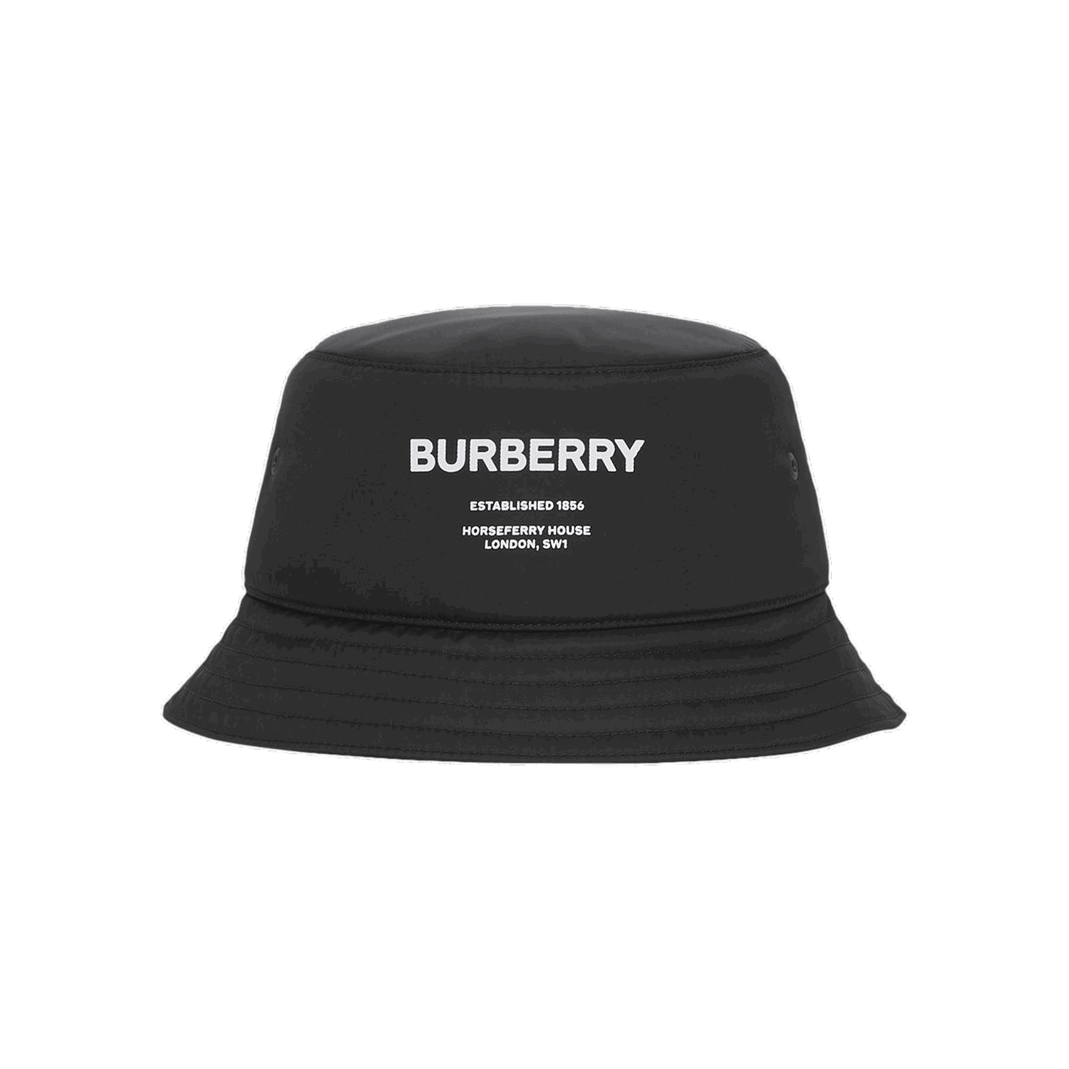 Шапка Burberry Horseferry Print Bucket Hat Черно | 8044081, 0