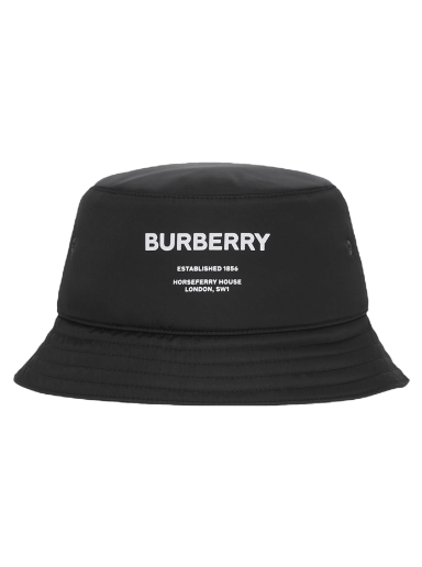 Шапка Burberry Horseferry Print Bucket Hat Черно | 8044081