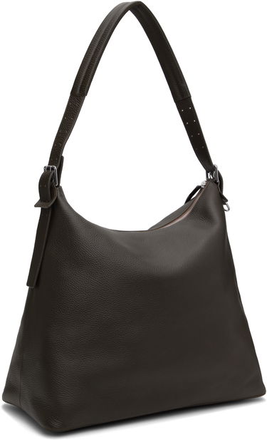 Голяма пазарска чанта LEMAIRE Lemaire Week-End Leather Shoulder Bag Зелено | BG0050 LL0053, 2