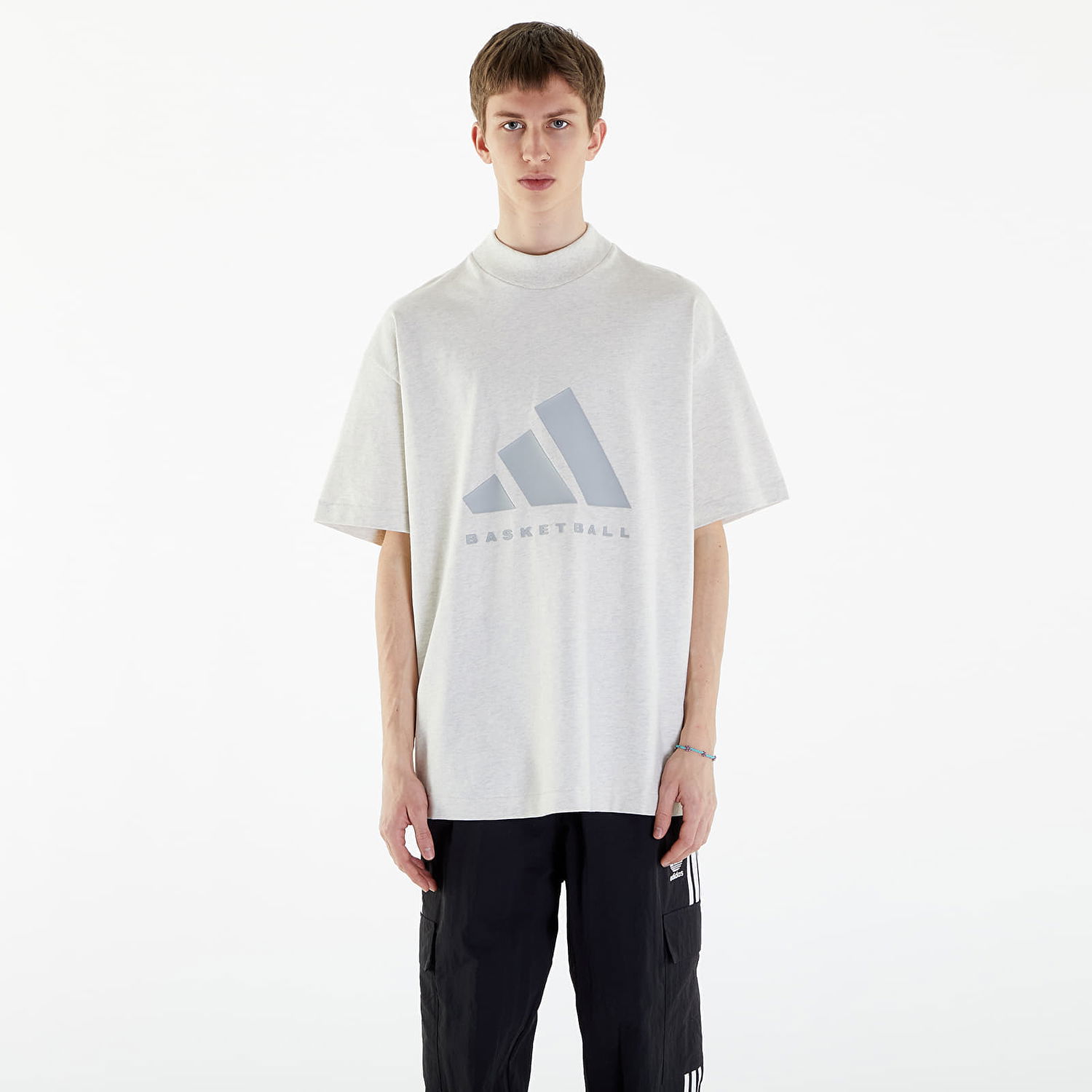 Тениска adidas Performance Basketball Tee UNISEX Бяло | IX1968, 0