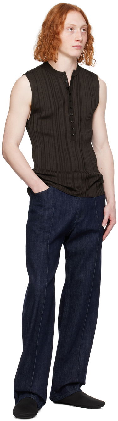 Дънки Dolce & Gabbana Seamed Jeans Синьо | GWVNXD G8KG6, 3