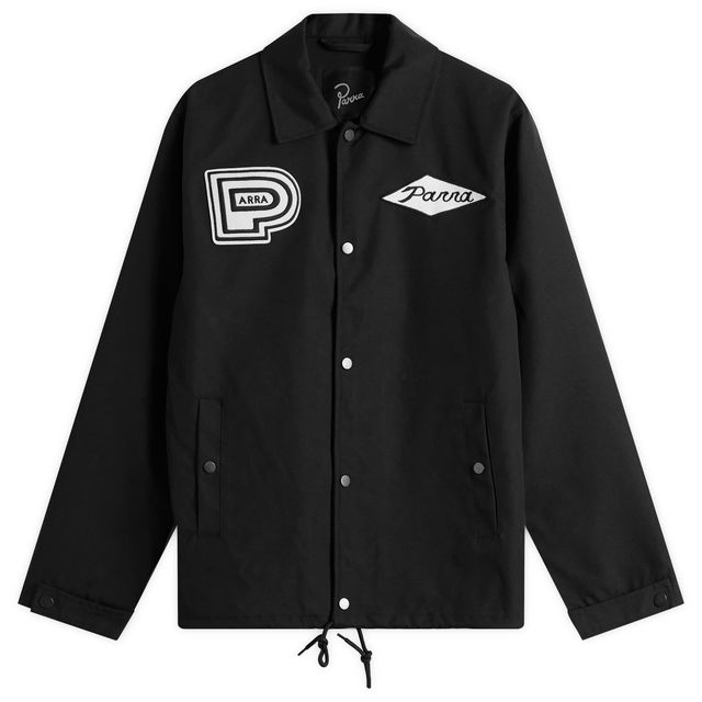 Parra Midnight Surprise Coach Jacket with Embroidered P and Script Logos