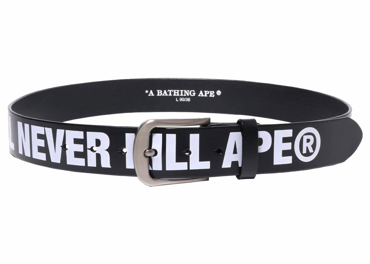 Колани BAPE BAPE A Bathing Ape Leather Belt Black Черно | 1J80-188-003, 0