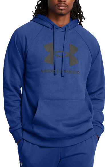 Суитчър Under Armour Rival Fleece Logo HD Hoodie Синьо | 1379758-432, 0
