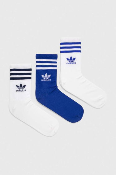 Чорапи adidas Originals Mid Cut Crew Socks – 3 pack Многоцветен | IL5025, 2