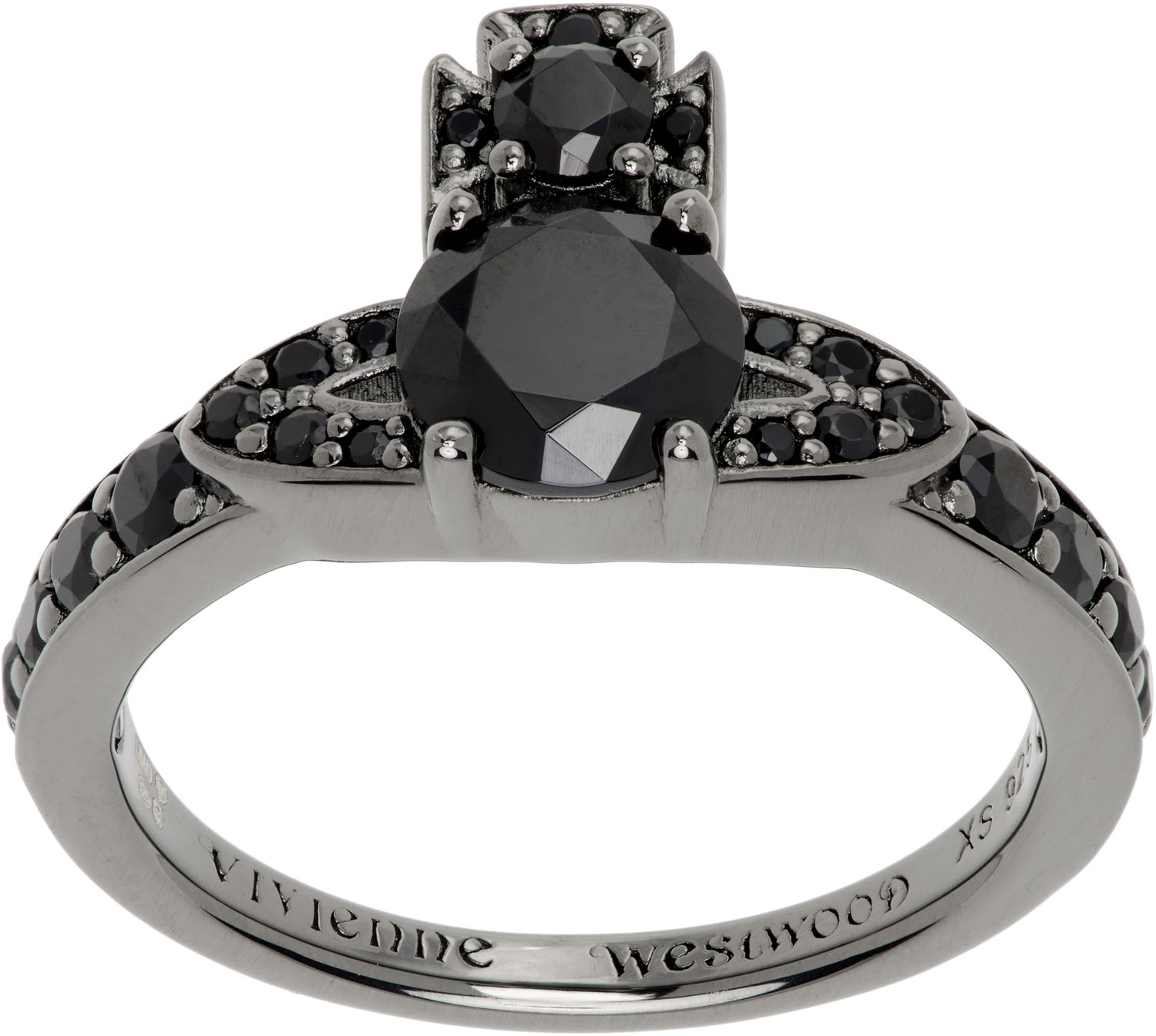 Пръстен Vivienne Westwood Vivienne Westwood Ismene Black Crystal Ring Черно | 6404017L-01S101-, 0