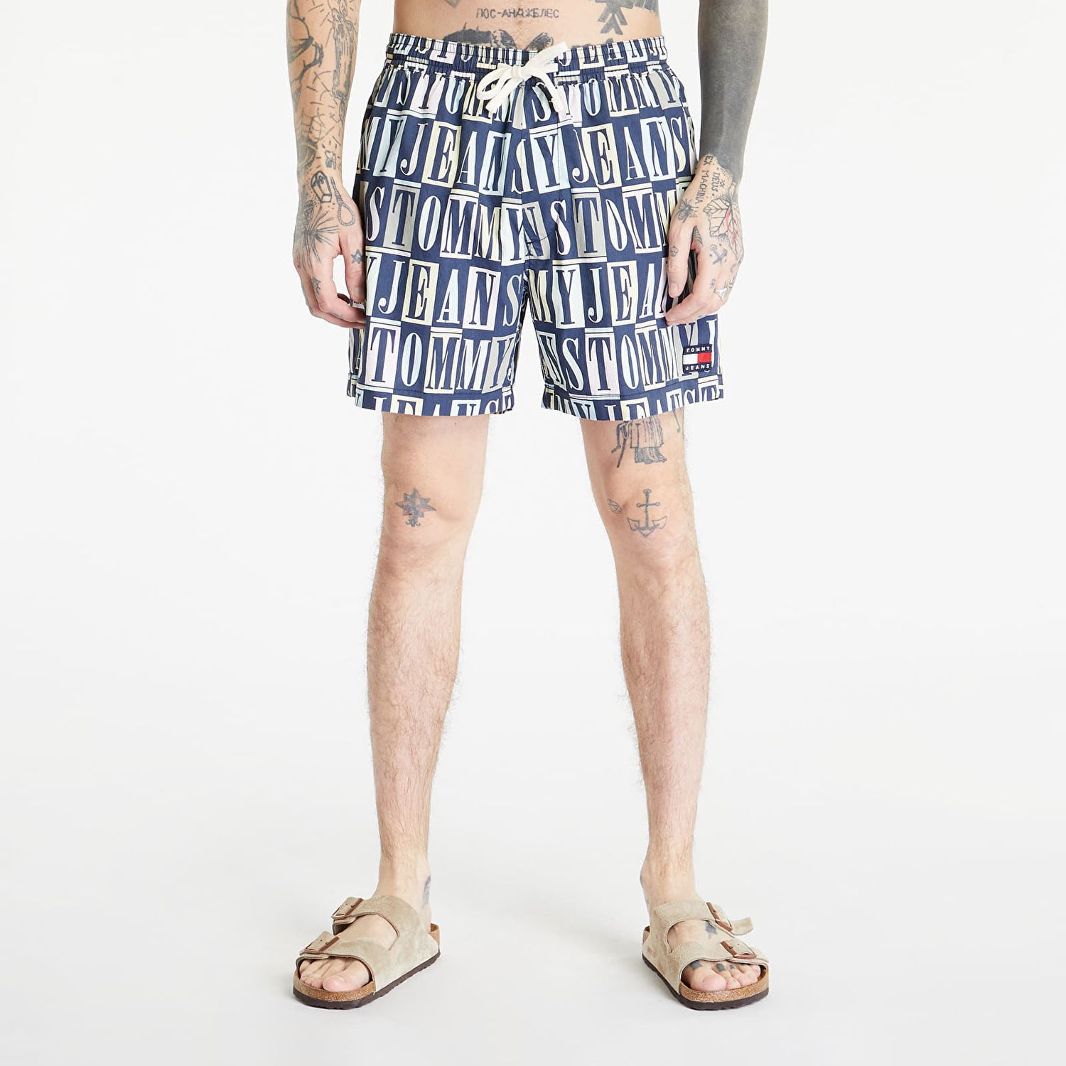 Къси панталони Tommy Hilfiger Pastel Camo Poplin Beach Shorts Многоцветен | DM0DM15971 DX2, 0