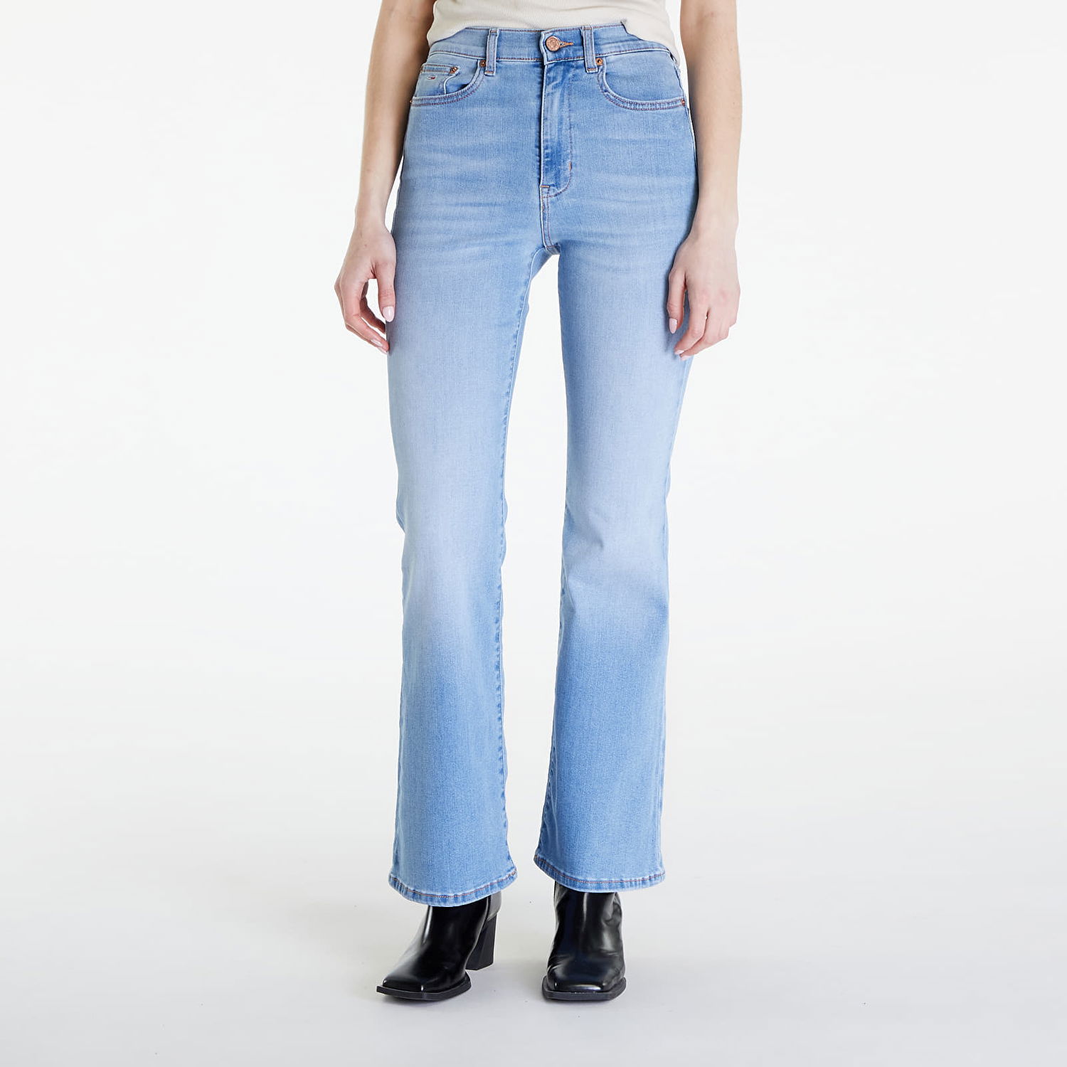 Дънки Tommy Hilfiger Sylvia High Rise Jeans Denim Синьо | DW0DW17600 1AB, 0