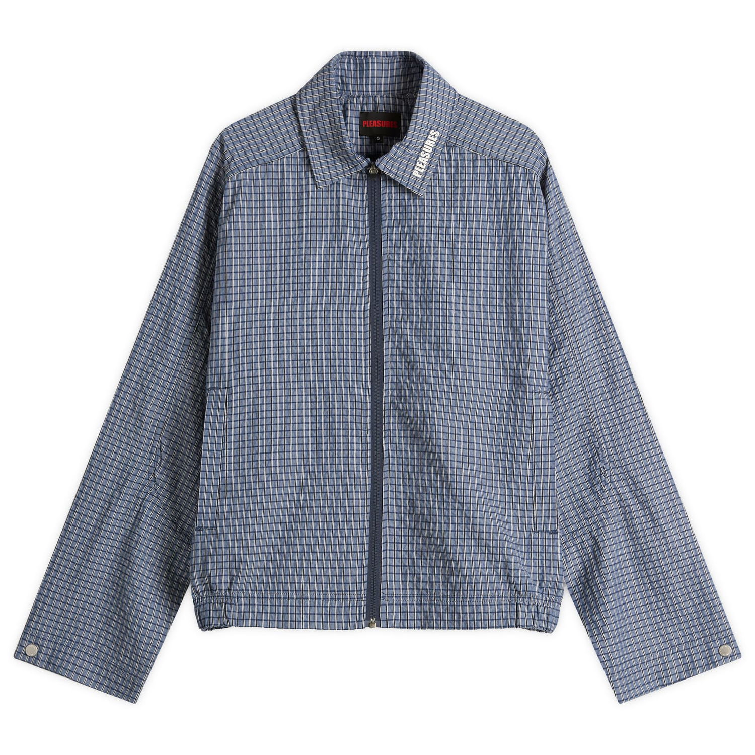 Яке Pleasures Pleasures Shifty Track Jacket, Size Large Синьо | P25SU011-NVY, 0