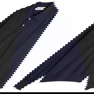 Пуловер Róhe Rohe Knitted Long Sleeve Polo Тъмно синьо | 314-23-413, 0