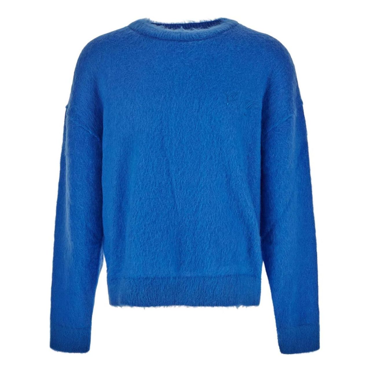 Пуловер Off-White Off-White Embroidered Jumper Синьо | OMHE137F22KNI0014545, 0