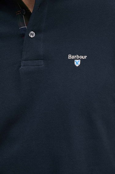Поло тениска Barbour Barbour Long Sleeve Polo Shirt MML1333 Тъмно синьо | MML1333, 4