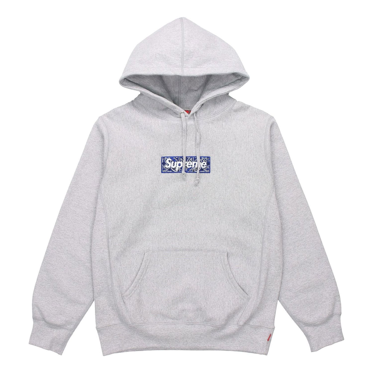 Суитчър Supreme Supreme Bandana Box Logo Hooded Sweatshirt Сиво | SUP-FW19-10830, 0