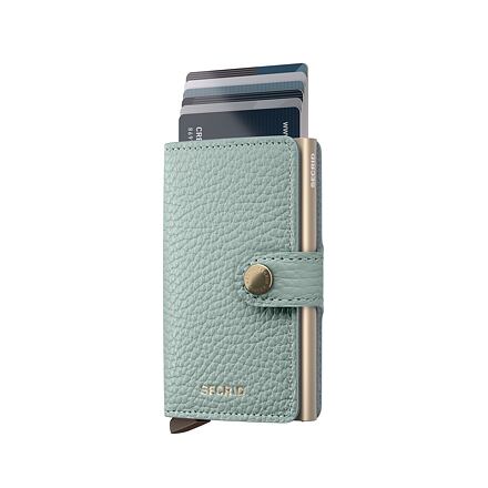 Портфейл Secrid Miniwallet - Pebble - Sea Green Тюркоазено | MPe-Sea-Green