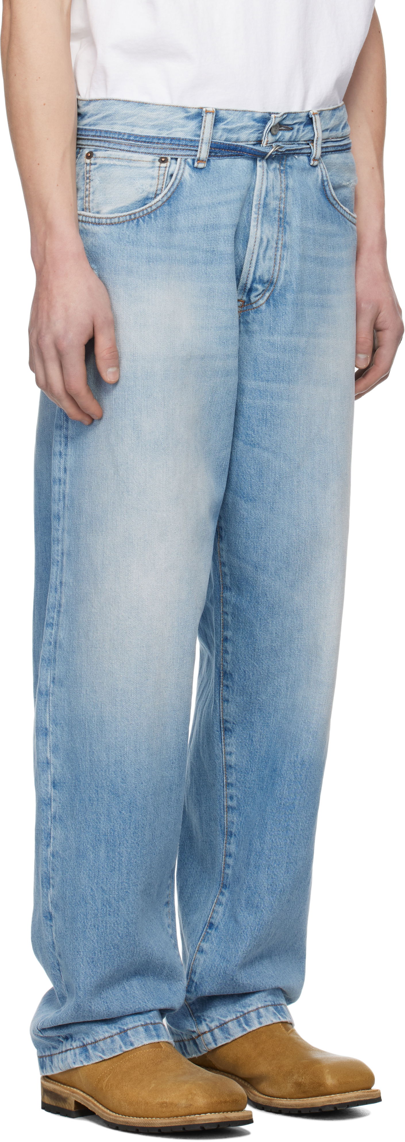 Дънки Acne Studios 1991 Toj Jeans Синьо | C00039-, 1