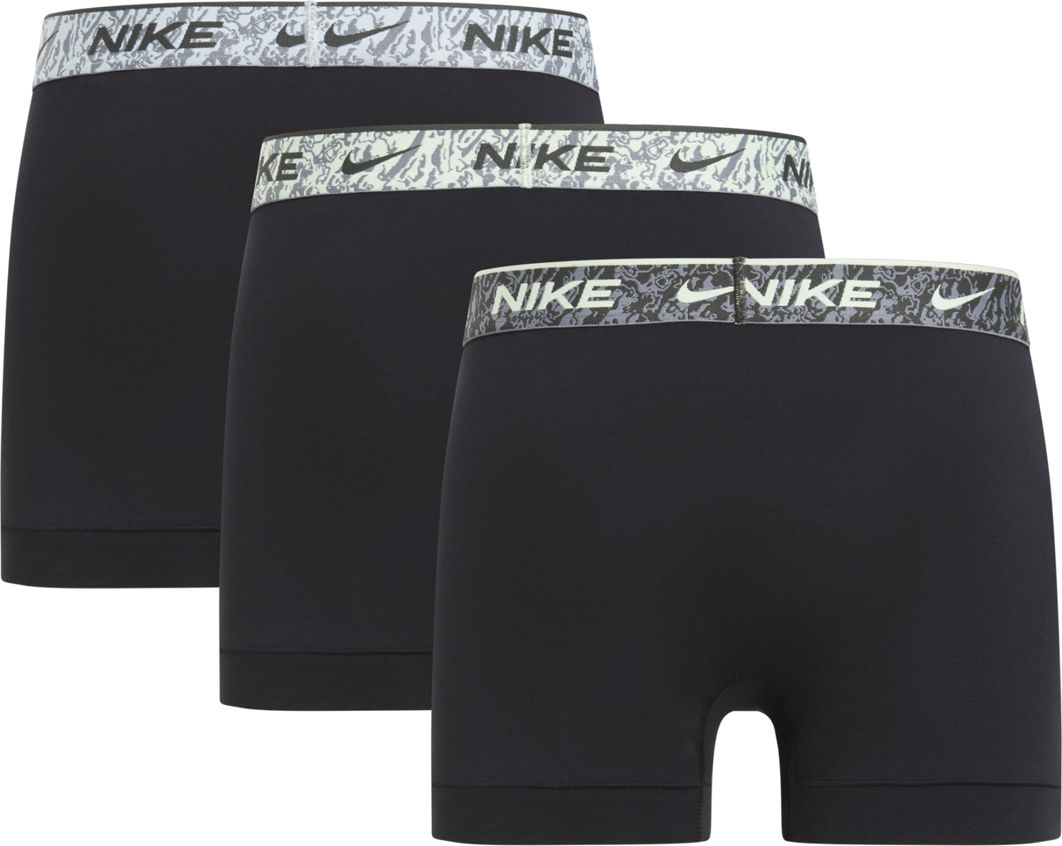Боксерки Nike Trunk 3pk-everyday cotton stretch Черно | 0000KE1008-U9A, 1