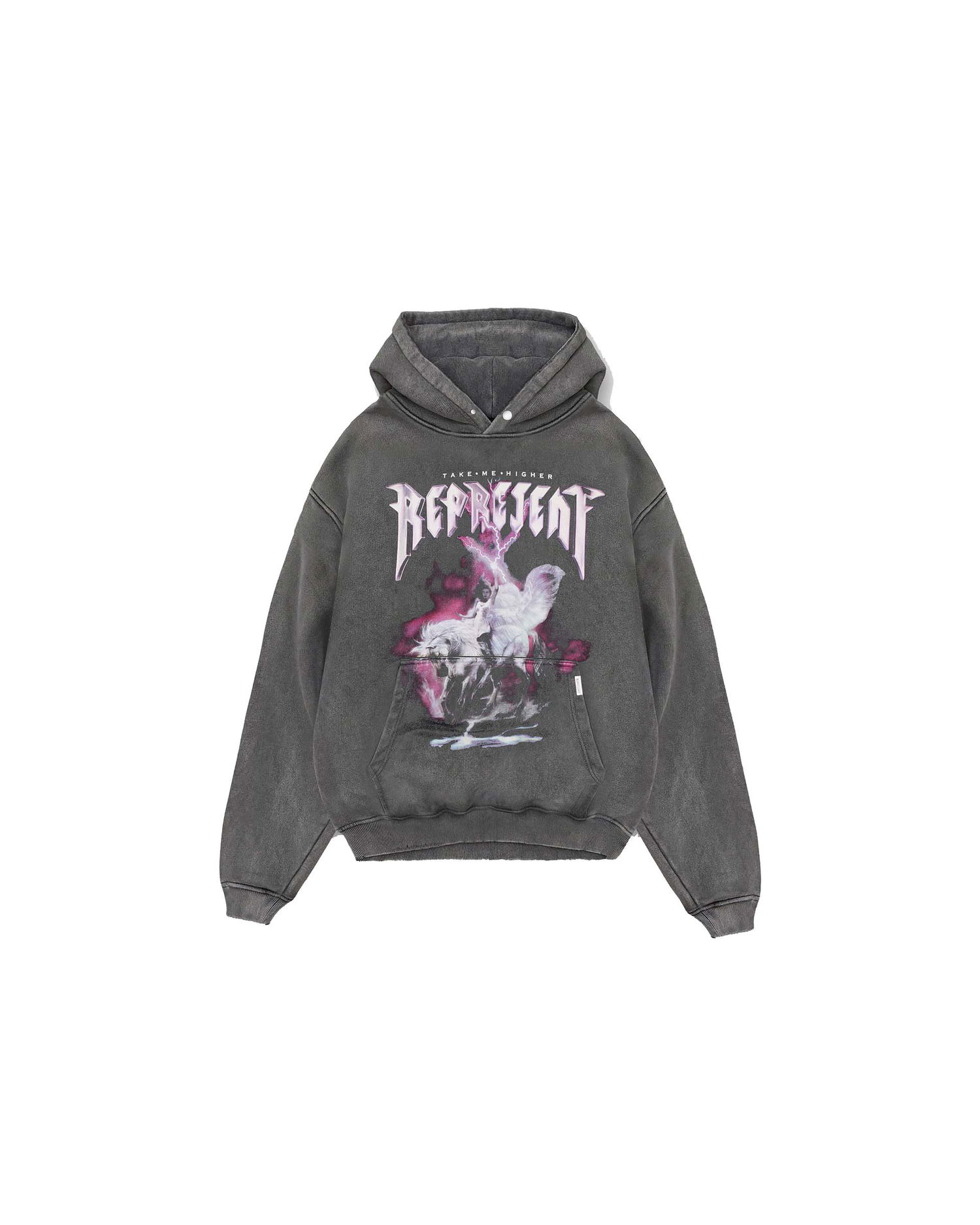 Суитчър Represent Clo Represent Take Me Higher Hoodie Vintage Grey Сиво | MH4018-20, 0