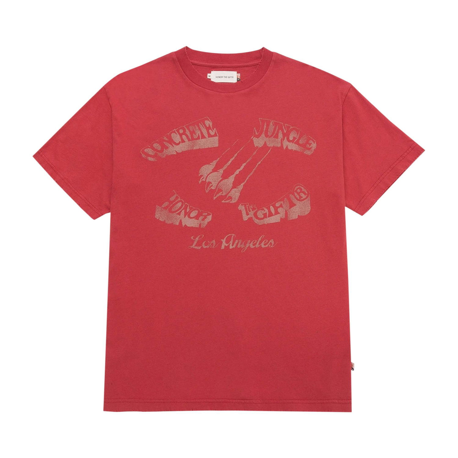 Тениска Honor The Gift Honor The Gift Concrete Jungle Graphic T-Shirt Червено | HTG220192 CRIM, 1