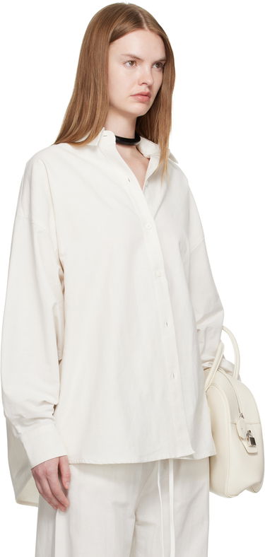 Риза Fear of God Fear of God ESSENTIALS Relaxed Shirt Бяло | 186SP255524FW, 1