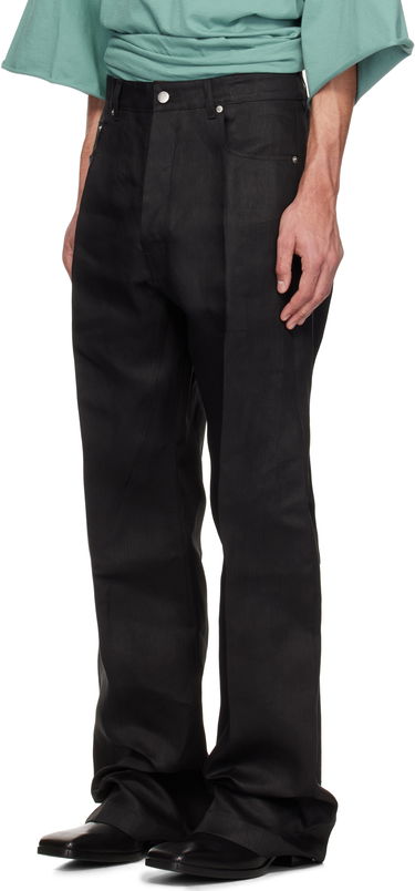Панталони Rick Owens Rick Owens Hollywood Geth Trousers Черно | RU01E5333 TWL, 3