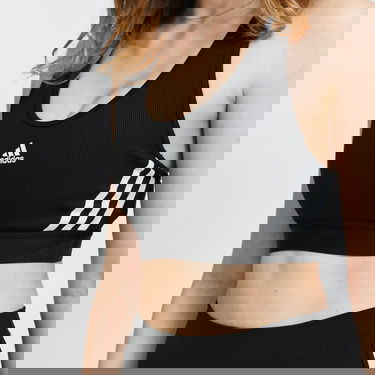 Сутиен adidas Performance Performance Believe This 3-Stripes Rib Bra Черно | GL0570, 2