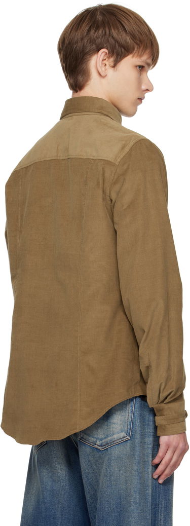 Риза Vivienne Westwood Vivienne Westwood Corduroy Button-Up Shirt Кафяво | 24010042-W0186-, 2