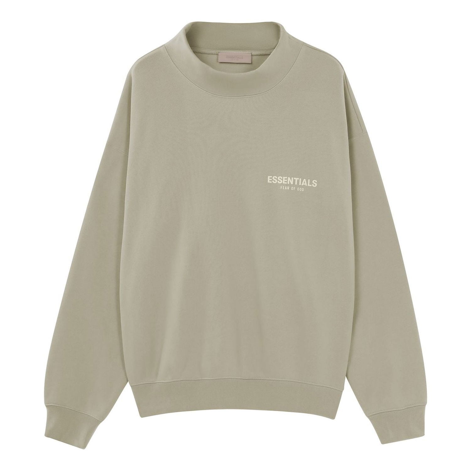Суитчър Fear of God Essentials Logo Mock Neck Sweatshirt Зелено | FOG-SS22-254, 0