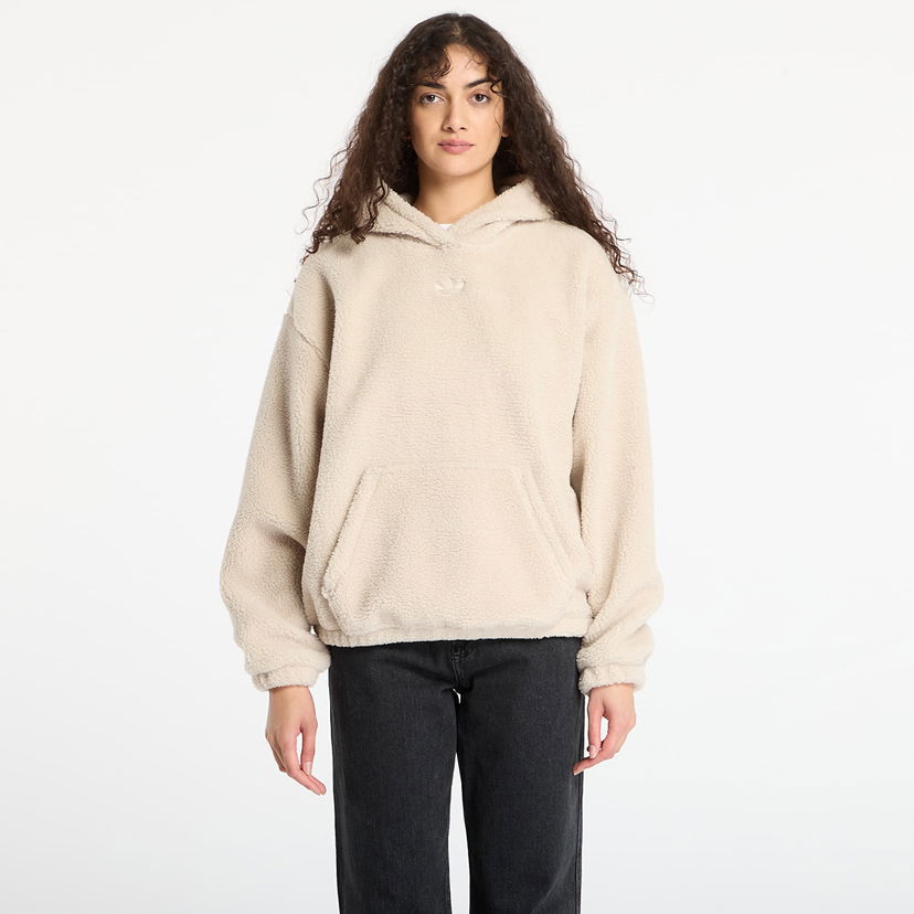 Суитчър adidas Originals Essentials Teddy Hoodie Бежово | JW6061