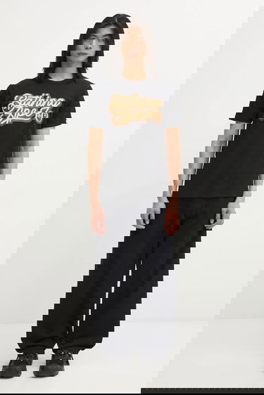 Тениска BAPE Script Logo T-Shirt Черно | 001TEL301055M, 4