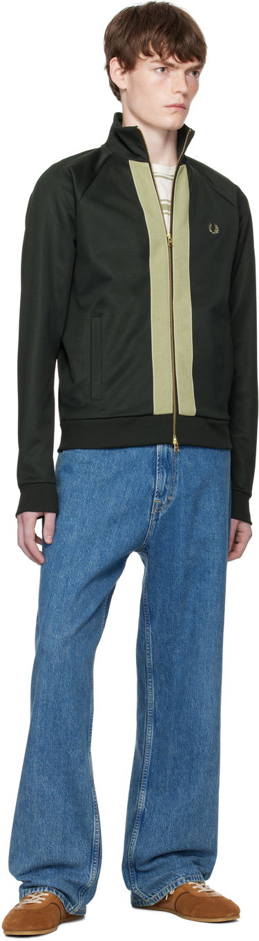 Яке Fred Perry Fred Perry Chenille Tape Track Jacket Зелено | J9051, 3