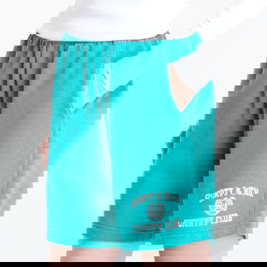 Къси панталони Sporty & Rich Varsity Crest Soft Gym Short UNISEX Spring Green Тюркоазено | SH055625218GR37, 1