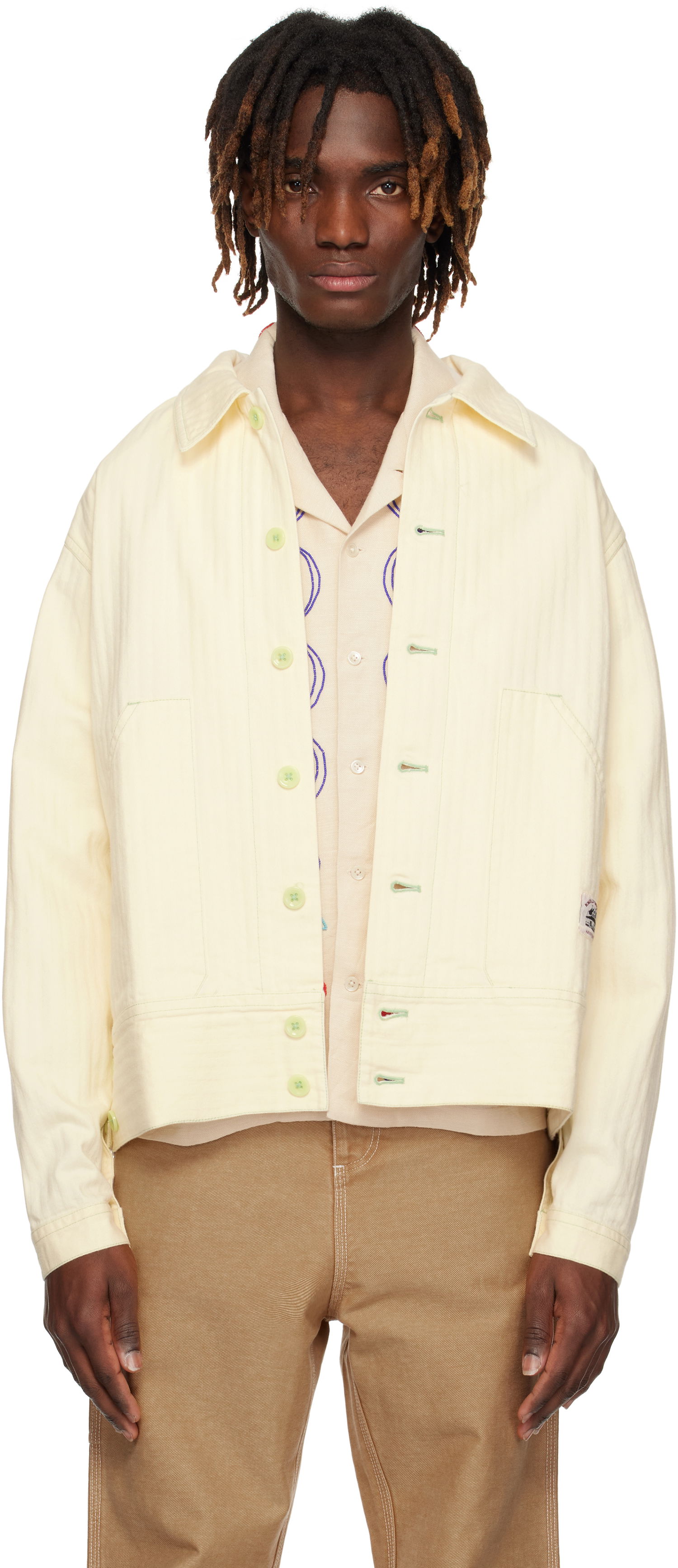 Яке Bode Bode Greenskeeper Knolly Brook Jacket Жълто | MRS25JA006, 0