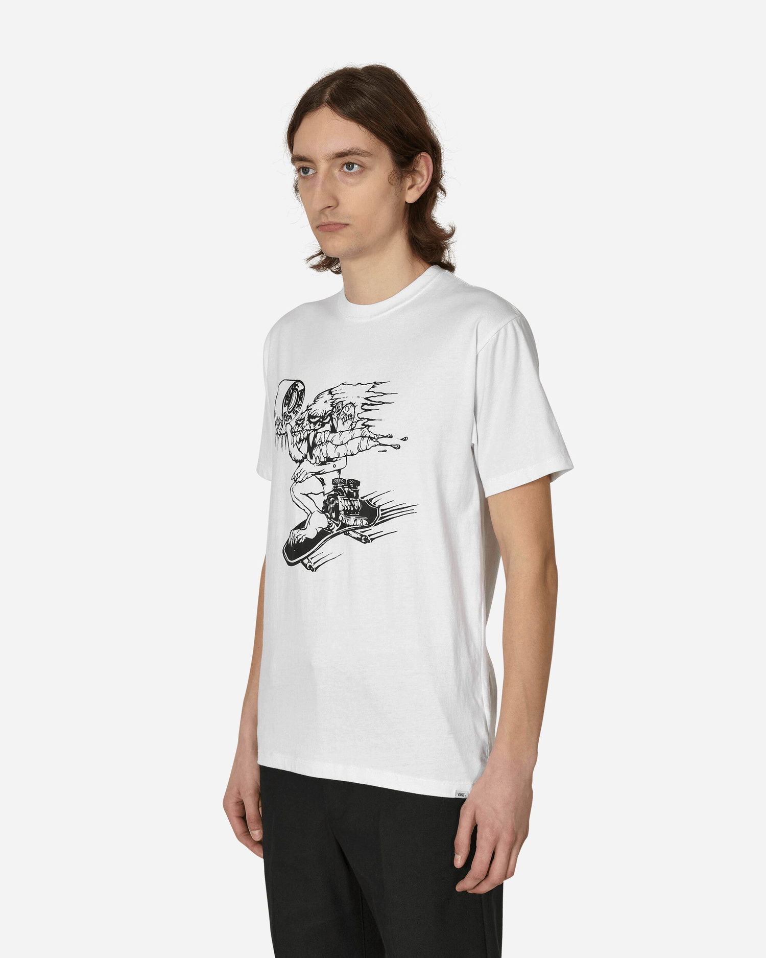 Тениска Vans Alva Skates T-Shirt Бяло | VN00061FWHT1, 1