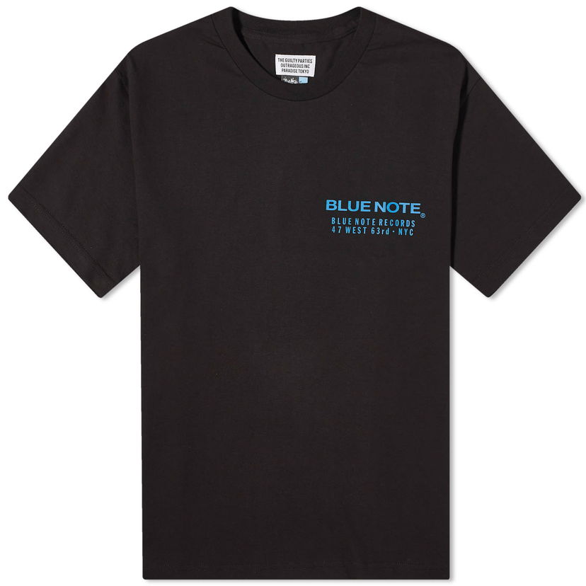 Тениска WACKO MARIA Blue Note Type 1 T-Shirt Черно | BLUENOTE-WM-TEE01-BLK