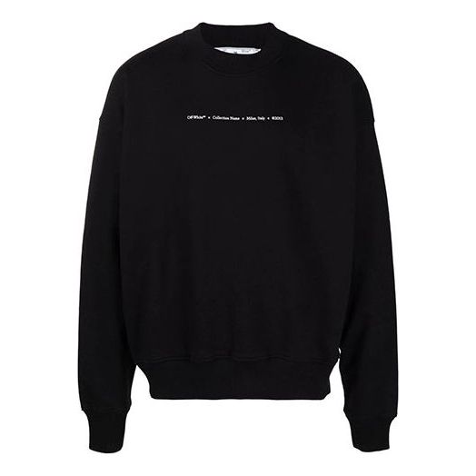 Пуловер Off-White Off-White FW21 Tornado Arrow Logo Sweatshirt Черно | OMBA054F21FLE0081084, 0