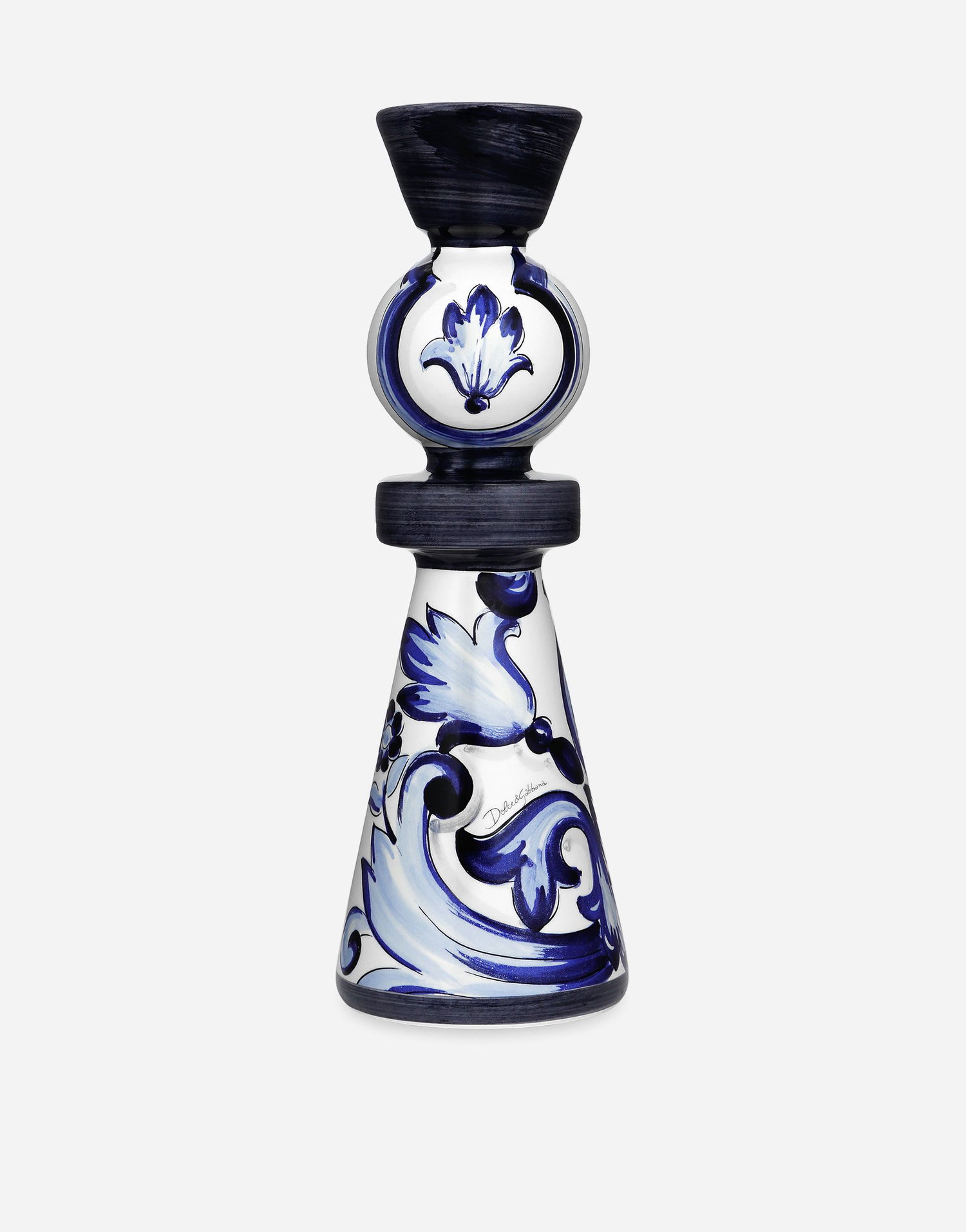 Свещи Dolce & Gabbana Ceramic Candle Holder Large Onesize Синьо | TCC186TCACDUB001, 0