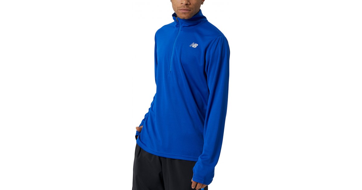 Яке New Balance 5K Half-Zip Jacket Тъмно синьо | mt21214-try, 1