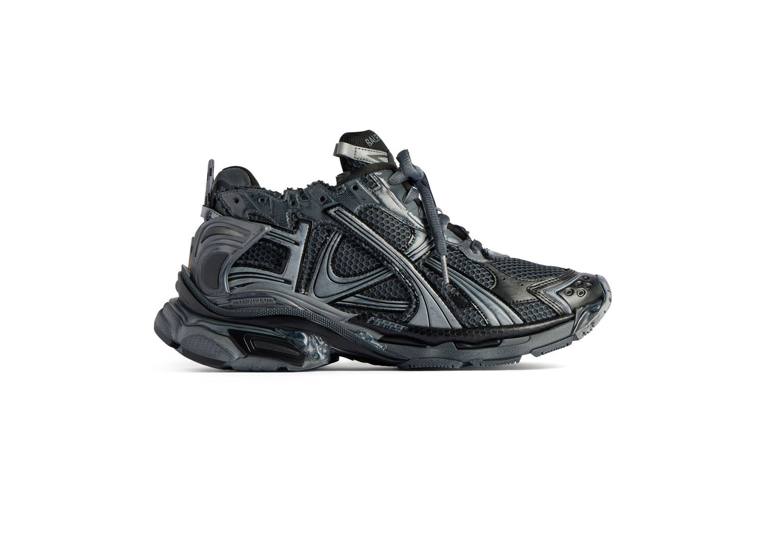 Кецове и обувки Balenciaga Runner Dark Grey Черно | 772774W3RMU1515, 0