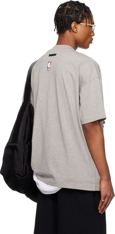 Тениска Fear of God Fear of God ESSENTIALS NBA Warriors Short Sleeve T-Shirt Сиво | 125AL244102F, 2