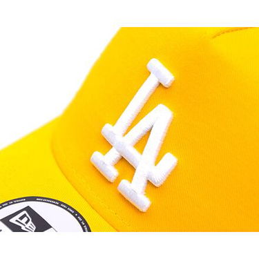 Шапка с козирка New Era New Era MLB Essential 9FORTY Trucker LA Dodgers Cap One Size (56-59 cm) Жълто | 60595189, 4