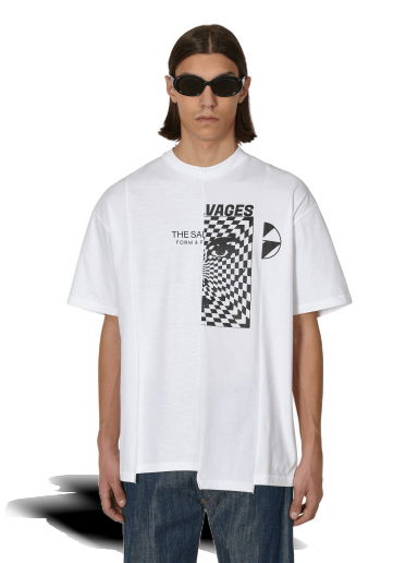 Тениска The Salvages Reconstructed T-Shirt Бяло | SS230624WHT WHITE