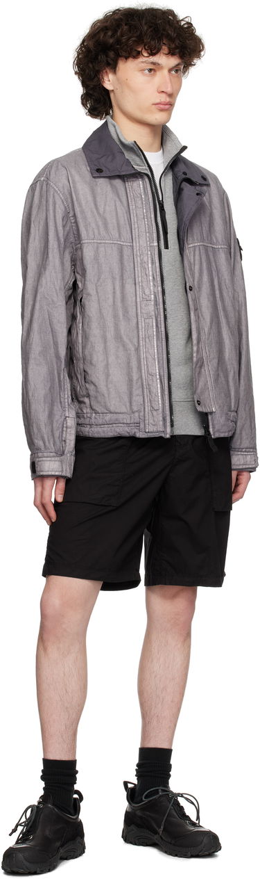 Ветровка Stone Island Stone Island Raw Linen Plated Jacket Сиво | K1S15 4100039 S0030, 4