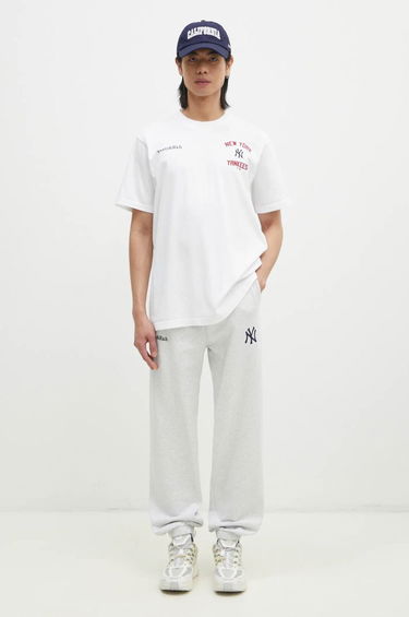Тениска Sporty & Rich New York Yankees Graphic Print T-Shirt Бяло | TO043505300WH01, 4