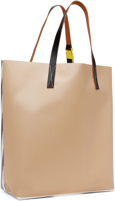 Голяма пазарска чанта Marni Marni Stripes North South Tote Бежово | SHMQ0037A9P8180ZO860, 2