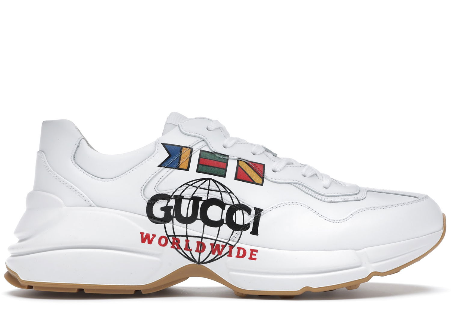 Кецове и обувки Gucci Rhyton 'Worldwide' Бяло | 599146 DRW00 9014, 0
